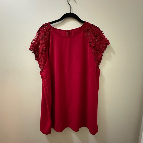 Red maternity top - Picture 1 of 1